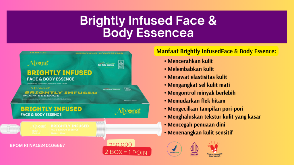 Brightly Infused Face Body Essencea
