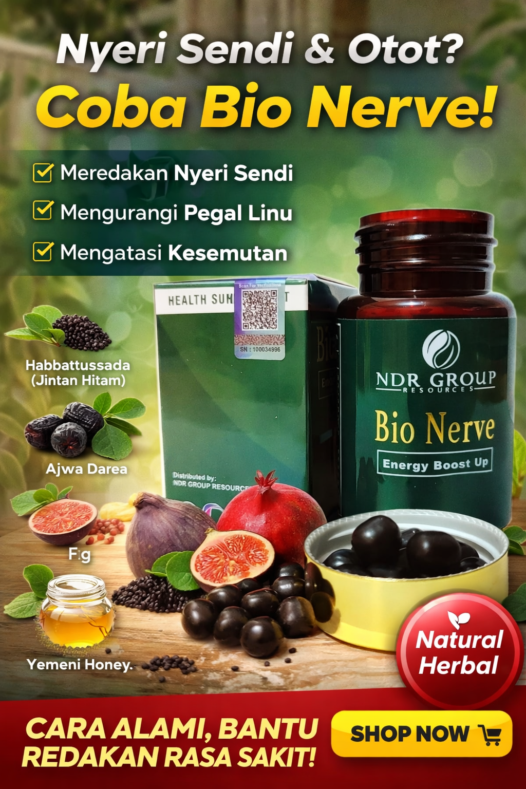 Bio Nerve – Solusi Herbal untuk Nyeri Sendi & Saraf