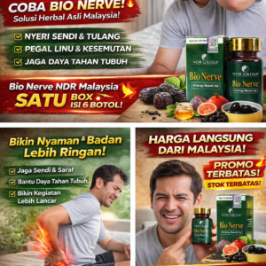 Bio Nerve Energy Boost Up Asli Malaysia