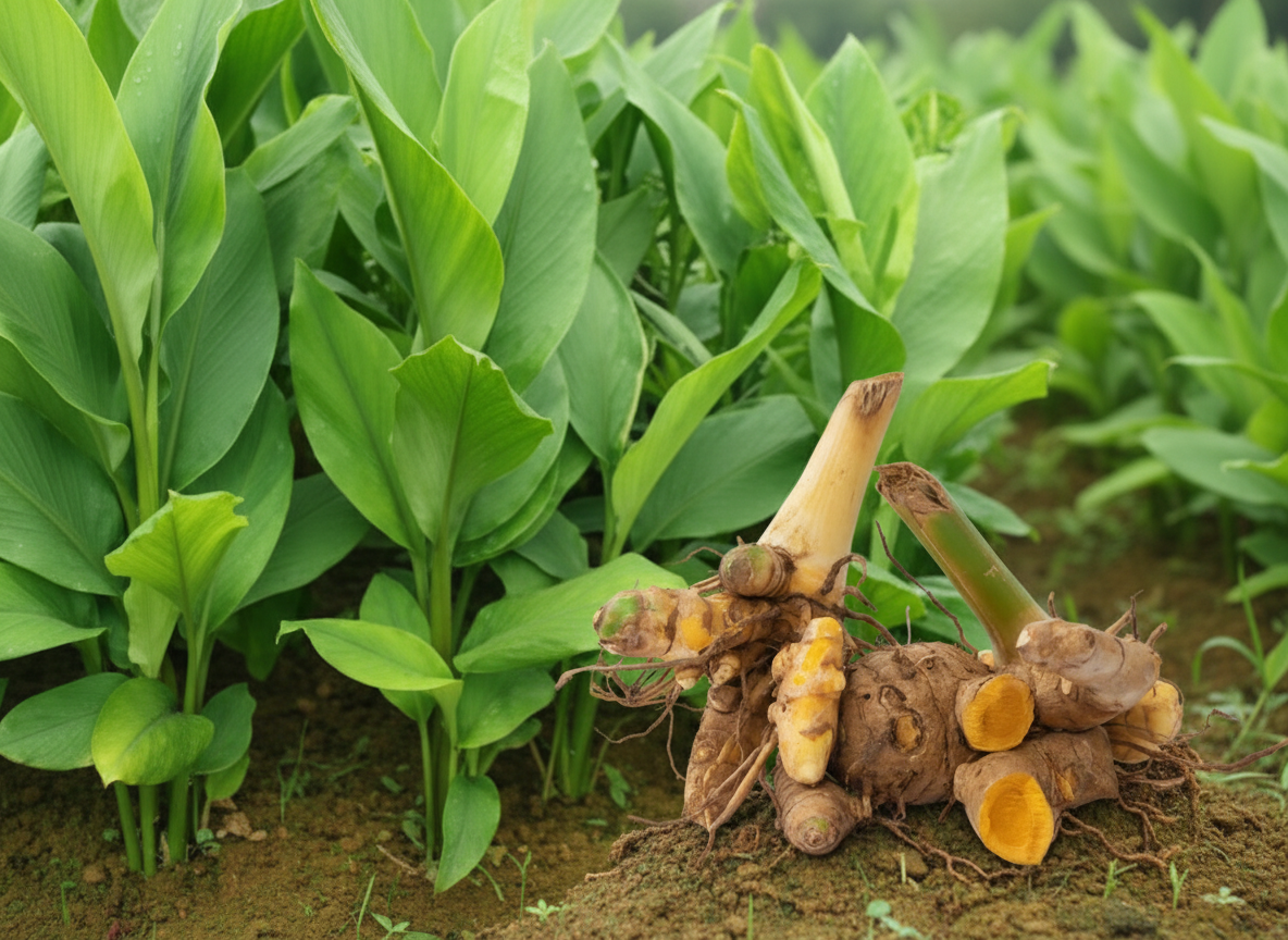 gambar tanaman obat temulawak