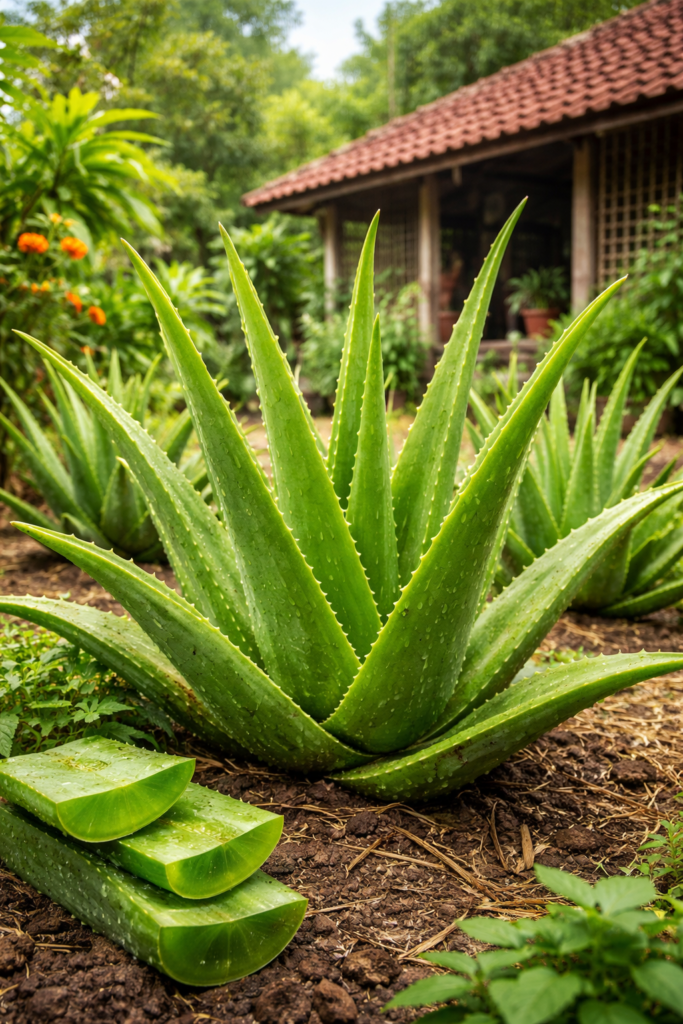 gambar tanaman obat lidah buaya
