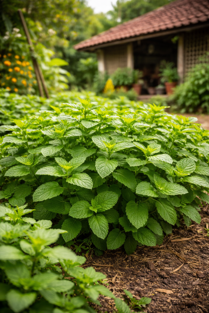 gambar tanaman obat daun mint