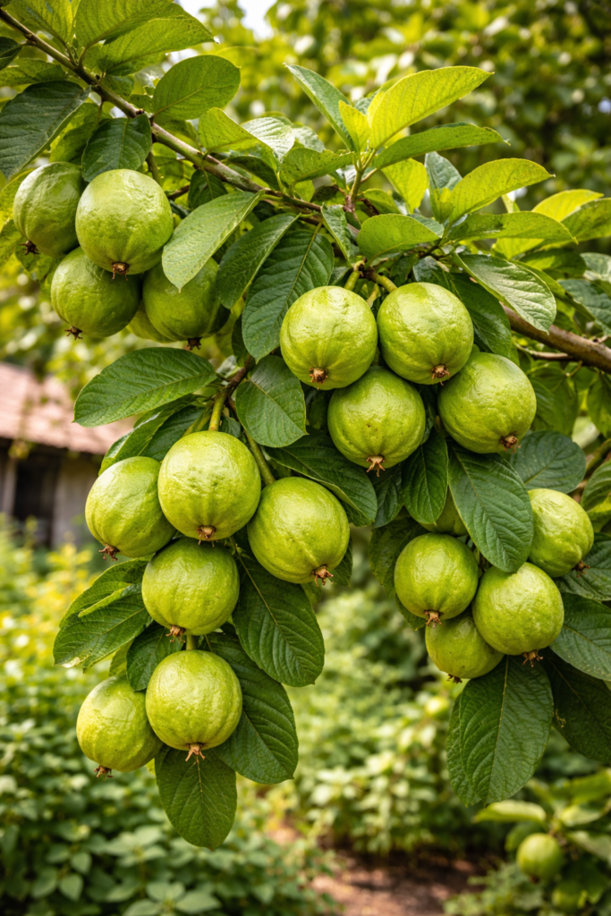 gambar tanaman obat daun jambu biji