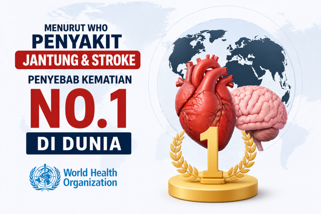 Secara global menurut WHO, penyakit ini adalah penyebab kematian nomor 1 di dunia