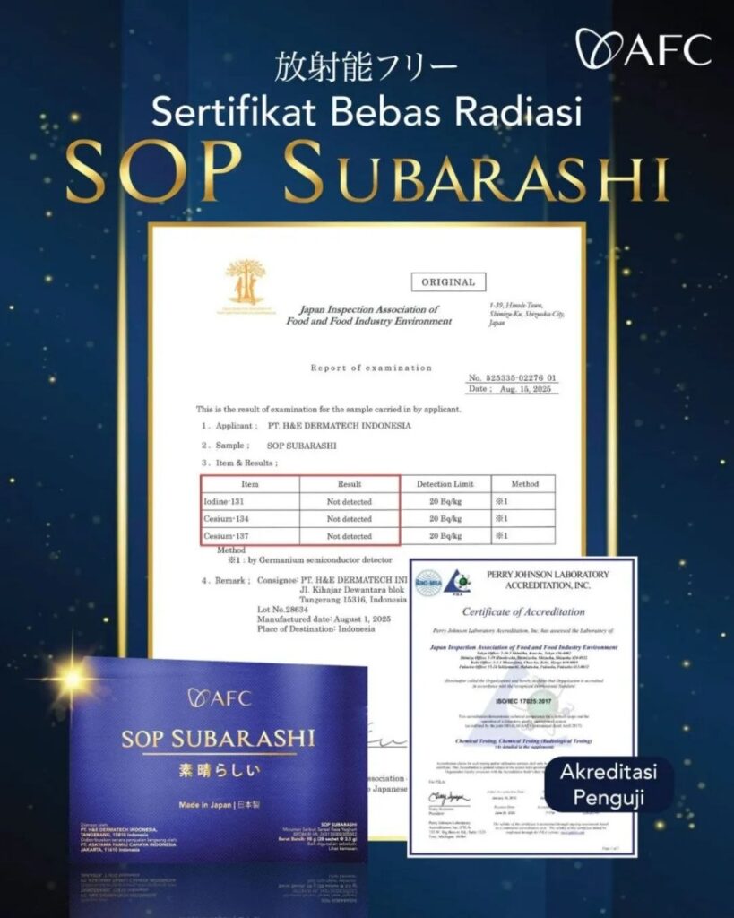 Sop Subarashi Gold Tanpa Kimia