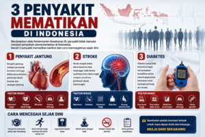 3 Penyakit Mematikan di Indonesia yang Perlu Diwaspadai Sejak Dini