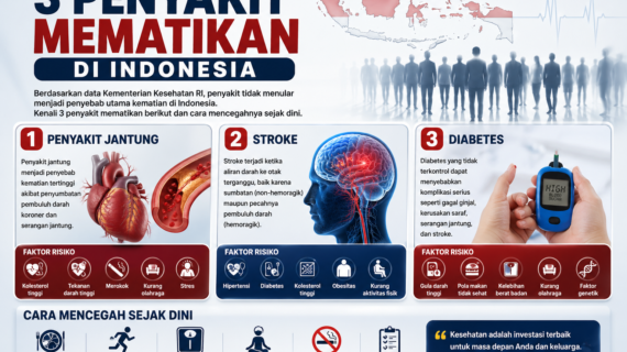 3 Penyakit Mematikan di Indonesia yang Perlu Diwaspadai Sejak Dini