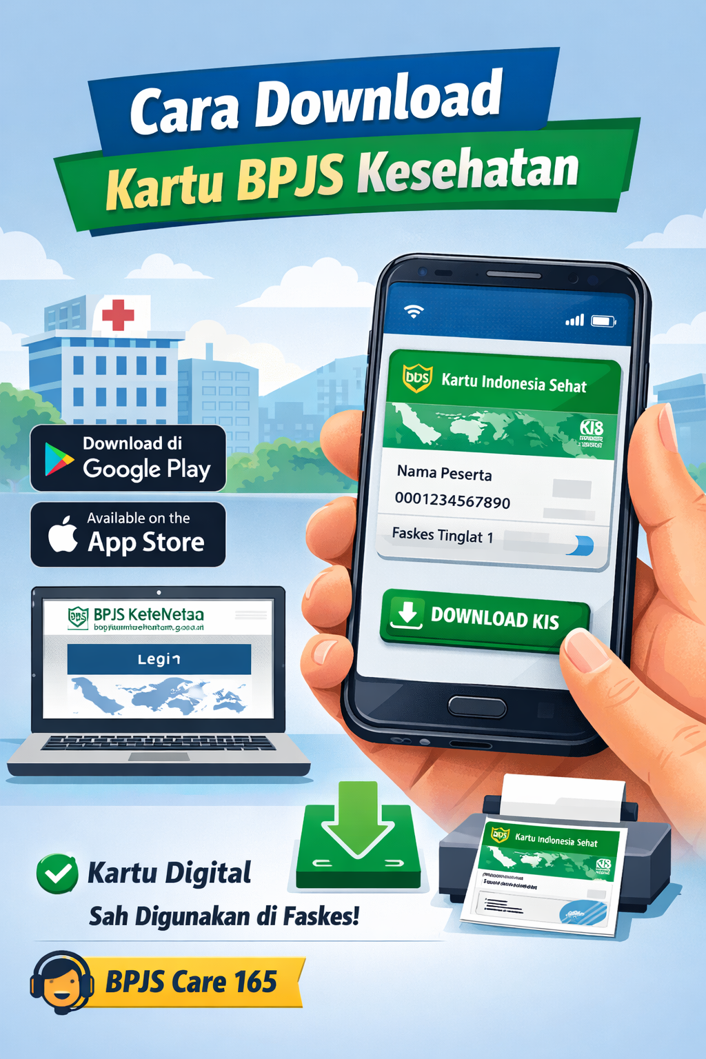 cara download kartu BPJS Kesehatan