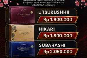 Harga Produk AFC 2026 Terbaru: Subarashi, Utsukushhii & Hikari