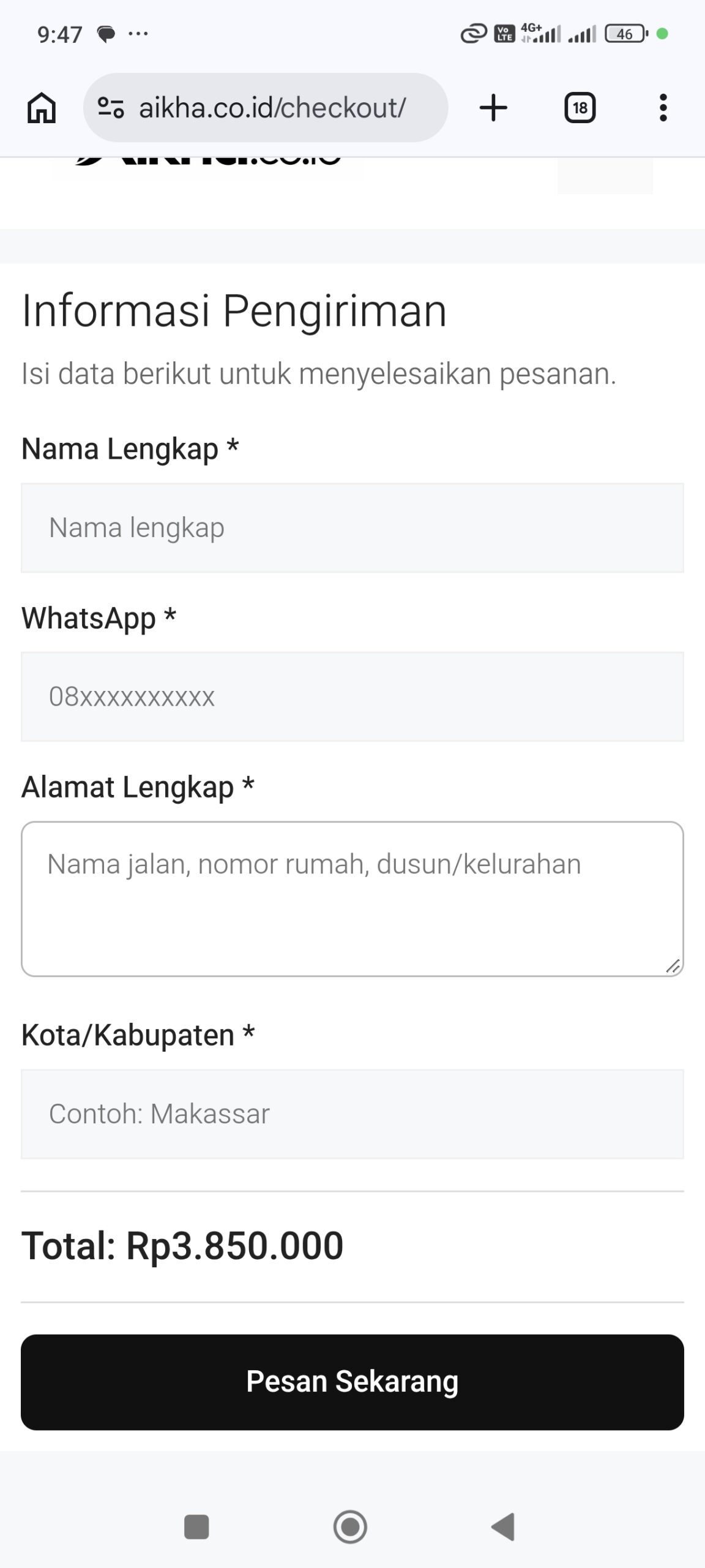 Jual Plugin penyingkat formulir checkout woocommerce
