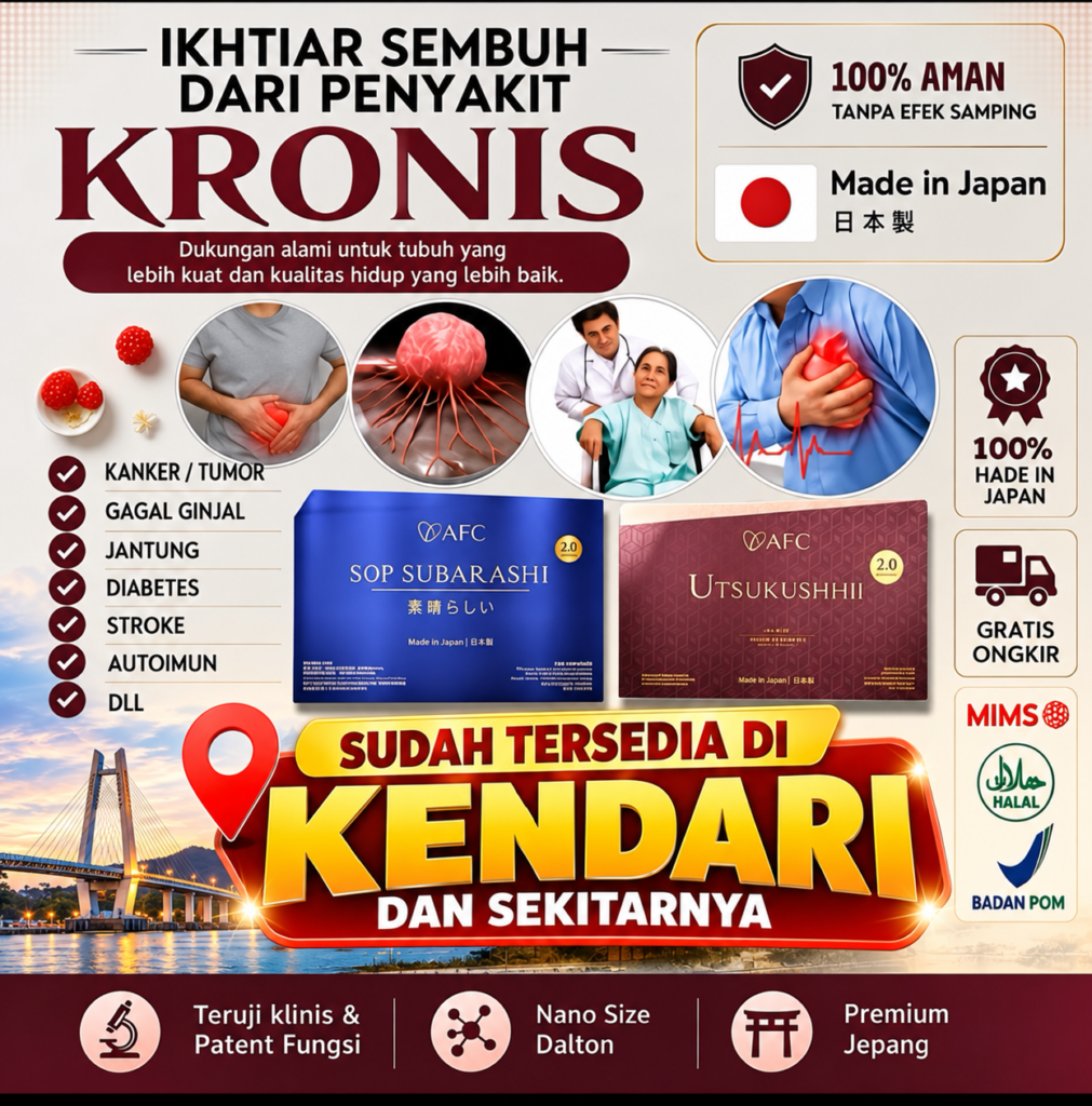 Distributor AFC Jepang Kendari, Jual SOP Subarashi, Utuskushhii dan Hikari