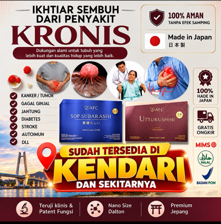 Distributor AFC Jepang Kendari, Jual SOP Subarashi, Utuskushhii dan Hikari